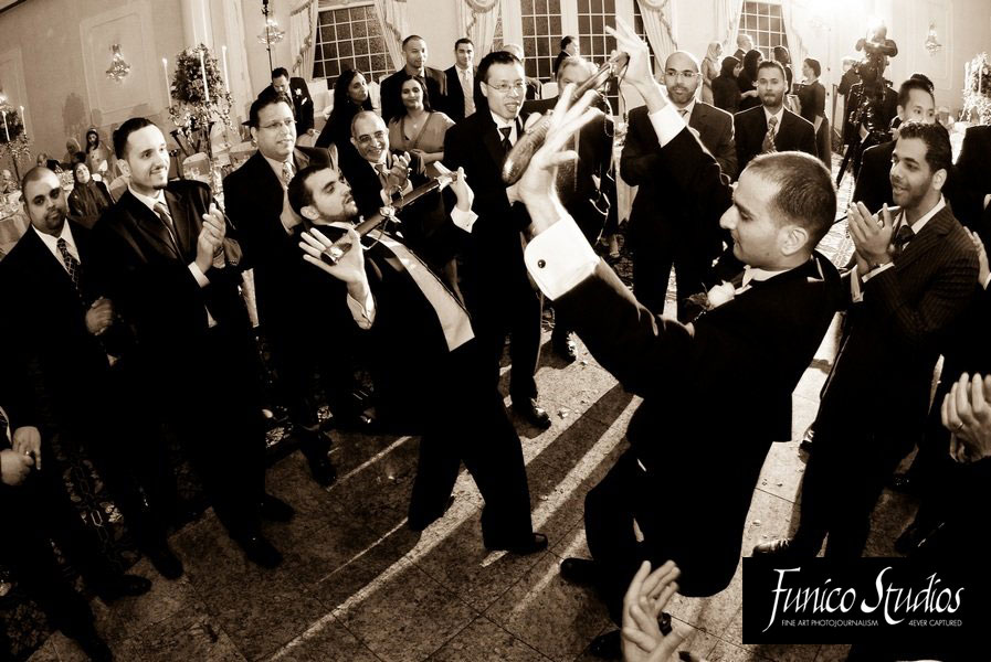 groom dancing at valley regency wedding