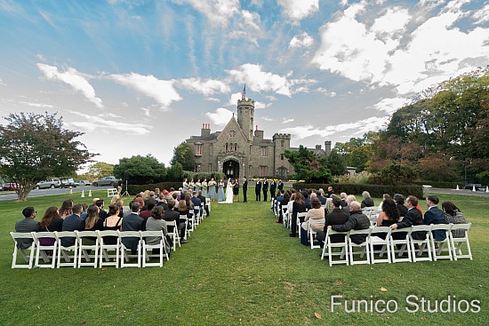 Grace + Alex's Wedding Photos at Whitby Castle, Rye, NY